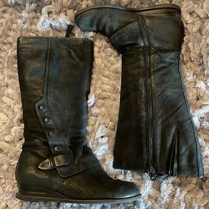 Miz Mooz Bennett black tall boots. Size 8.5